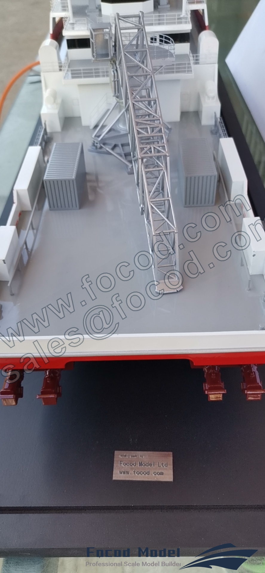 custom made model of 76M CREW TRANSFER VESEL